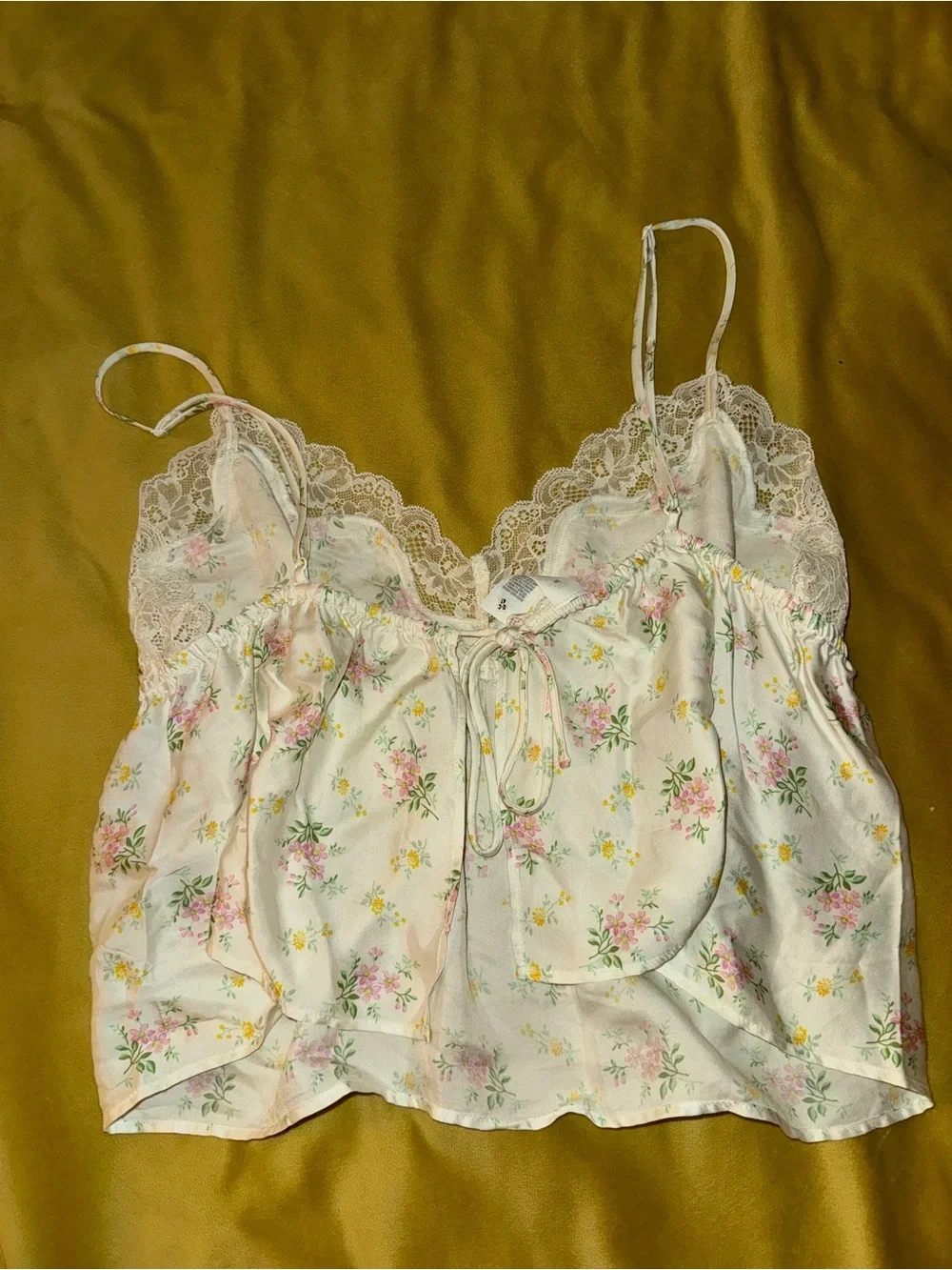 aerie satin pajama short and tank set